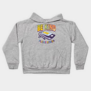 Be Kind Please Rewind Vintage Retro Kids Hoodie